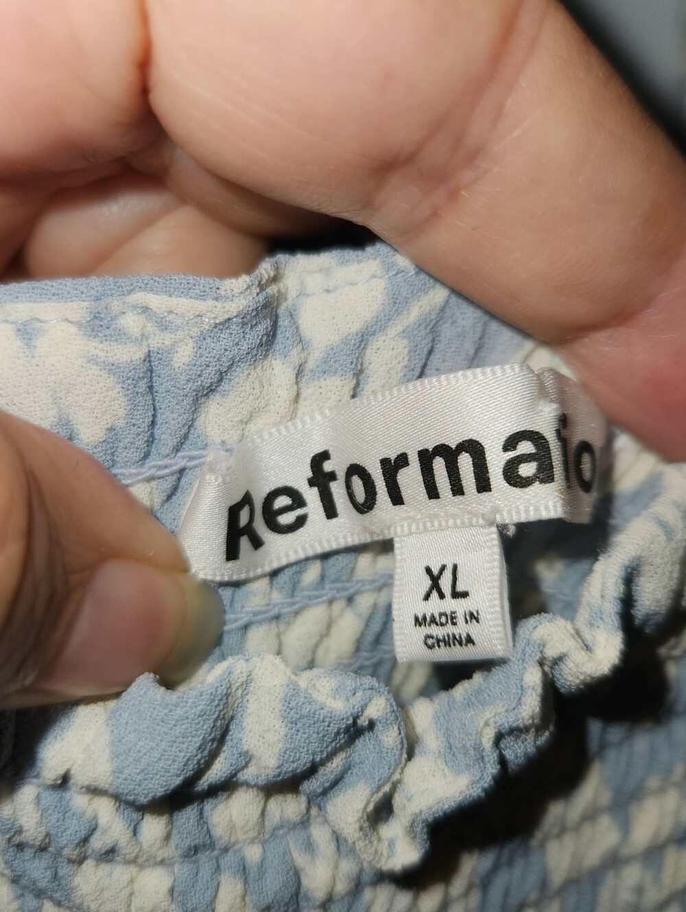 Reformation Zaria Floral Mini Dress XL - Picture 6 of 8